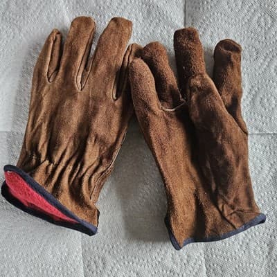 2 Pairs MCR Work Glove Split Cow Leather XL Fleece Lined Straight Thumb 3150XL - Thumbnail 4