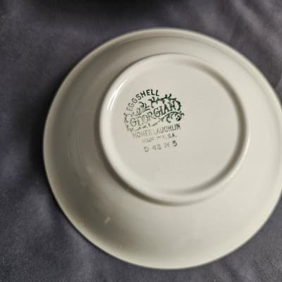 Homer Laughlin Eggshell Georgian Wheat Harvest Fruit Desert Bowls 5.25” Set/7 - Thumbnail 7