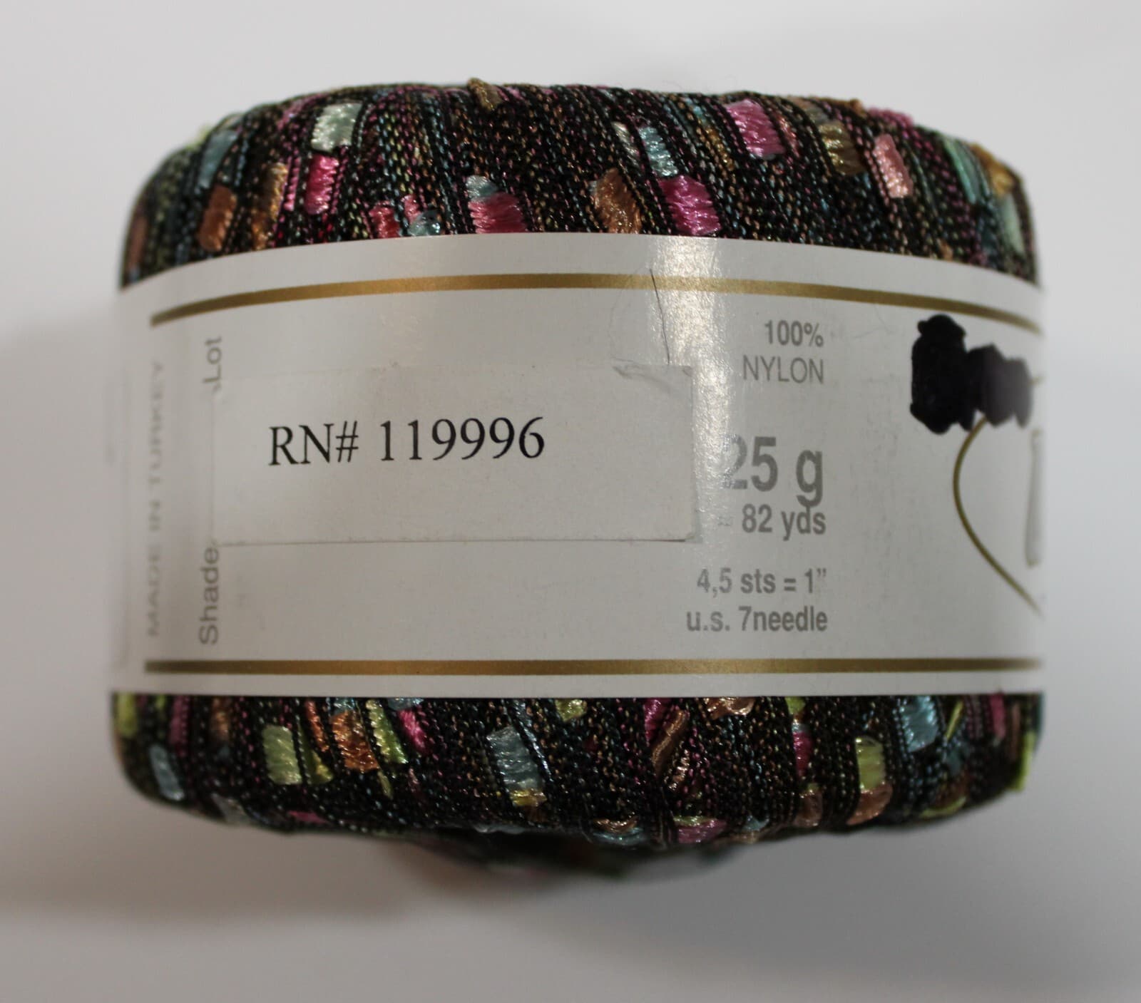 Yarn KFI Dazzle 100% Nylon 25gr, 82yd, Multi Color - Thumbnail 3
