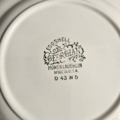 Homer Laughlin Eggshell Georgian Wheat Harvest Bread Plate 6.25" Set of 4 - Thumbnail 5