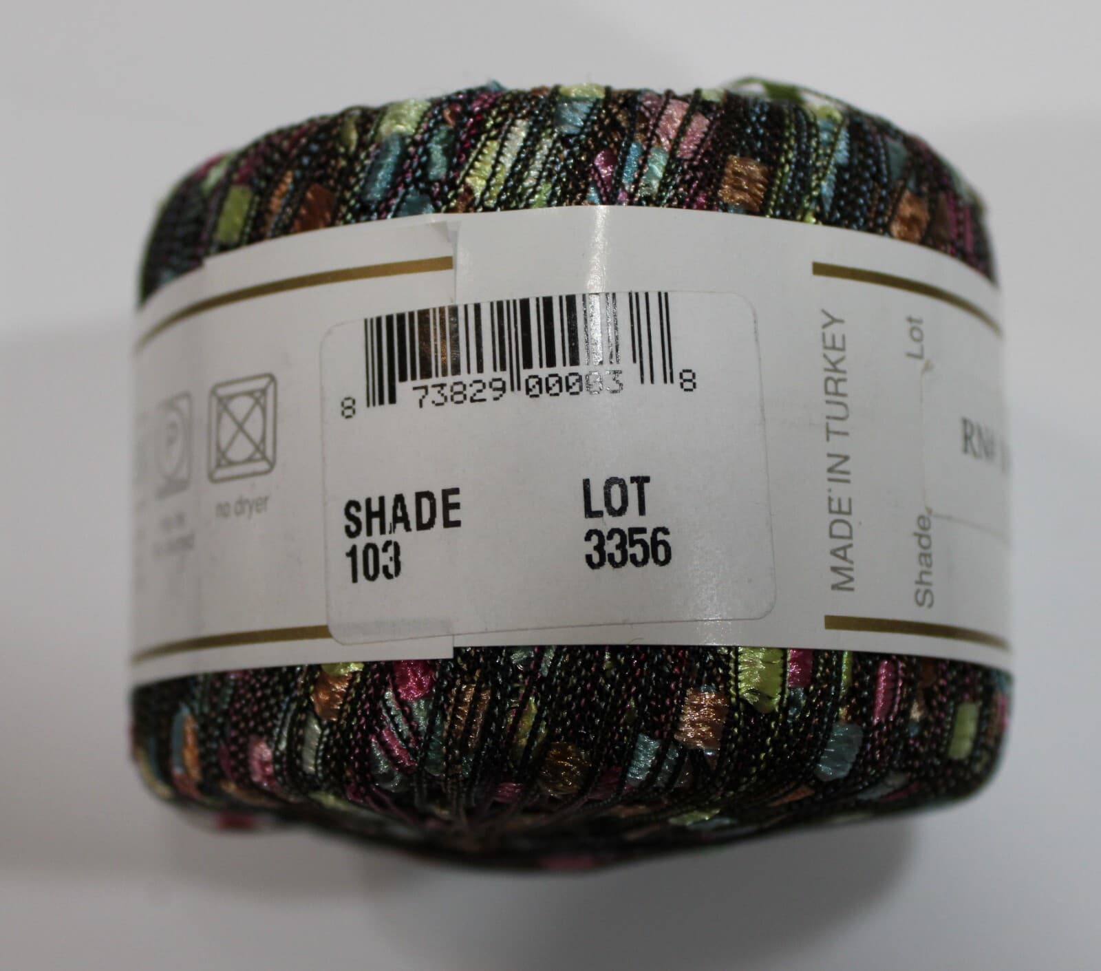 Yarn KFI Dazzle 100% Nylon 25gr, 82yd, Multi Color - Thumbnail 4