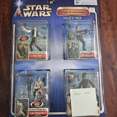 Attack of the Clones Star Wars Value 4-Pack 3.75", #29, #37, #33, #38 - Thumbnail 10