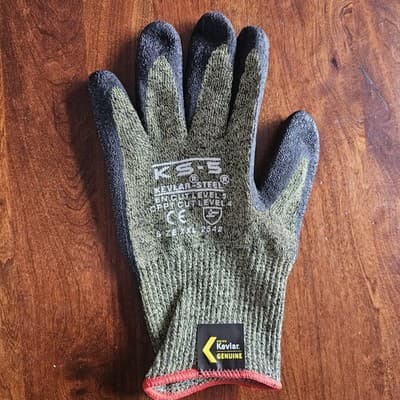 MCR Safety Cut Pro Gloves XXL 9389 KS-5 Latex Coated Palm and Fingertips NEW - Thumbnail 4