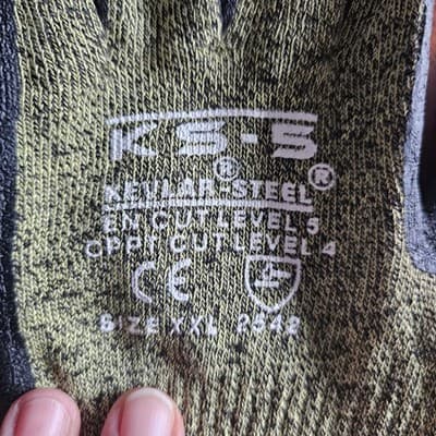 MCR Safety Cut Pro Gloves XXL 9389 KS-5 Latex Coated Palm and Fingertips NEW - Thumbnail 2