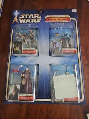 Attack of the Clones Star Wars Value 4-Pack 3.75", #25, #32, #34, #35 - Thumbnail 10