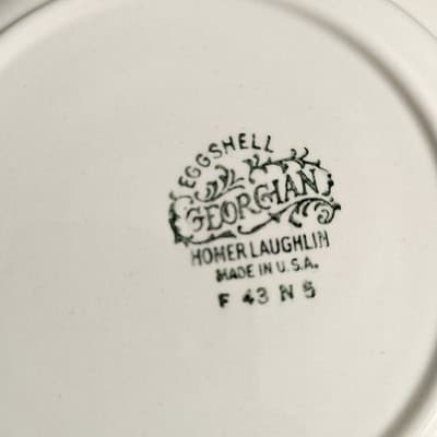 Homer Laughlin Eggshell Georgian Wheat Harvest Soup Pasta Bowls 8.25” Set of 3 - Thumbnail 7