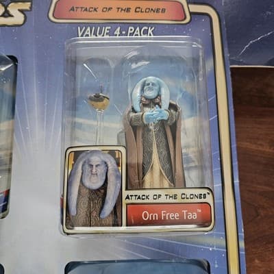 Attack of the Clones Star Wars Value 4-Pack 3.75", #25, #32, #34, #35 - Thumbnail 2