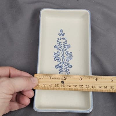 Vintage Pfaltzgraff Yorktowne USA Rectangle 7.75" Relish Dish Plate # 716-51 - Thumbnail 6
