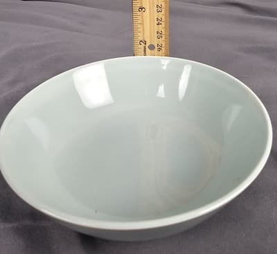 Homer Laughlin Jubilee Fruit Bowl 6.25" Celeron Green Vintage MCM - Thumbnail 7