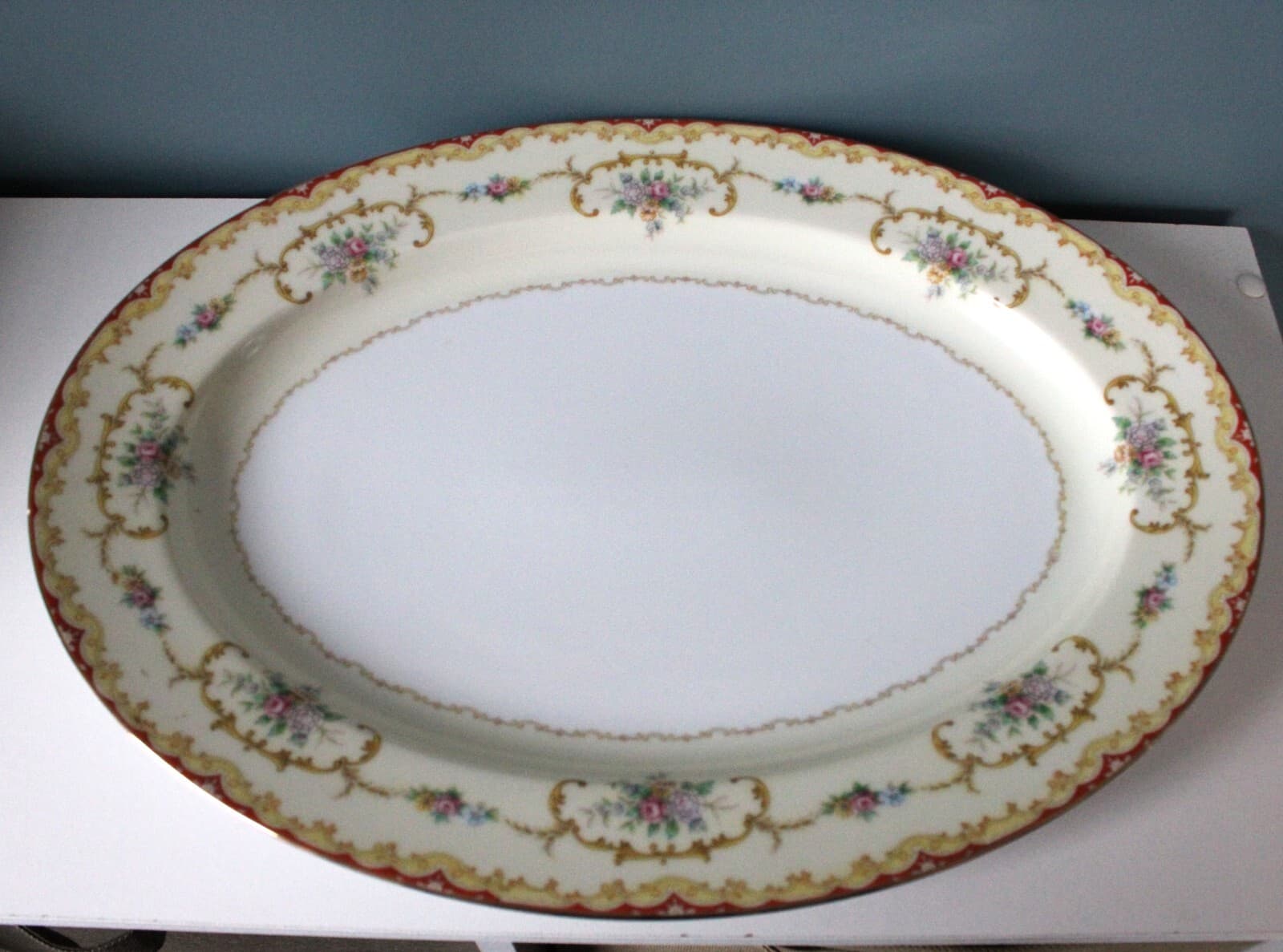 Vintage Noritake Fine China Oradell 588 Serving Bowl & 2 Serving Platters - Thumbnail 7