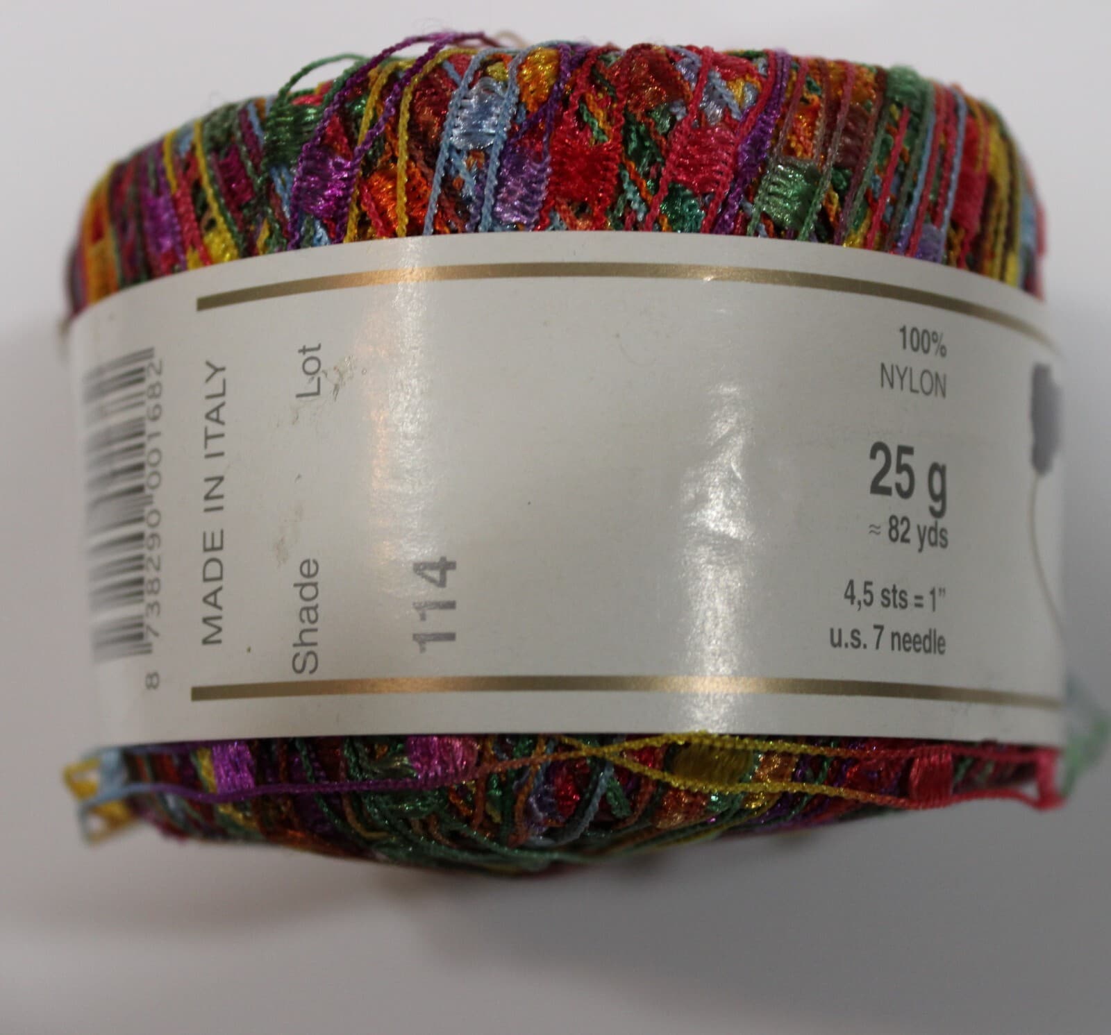 Yarn KFI Dazzle 100% Nylon 25gr, 82yd, Multi Color - Thumbnail 3