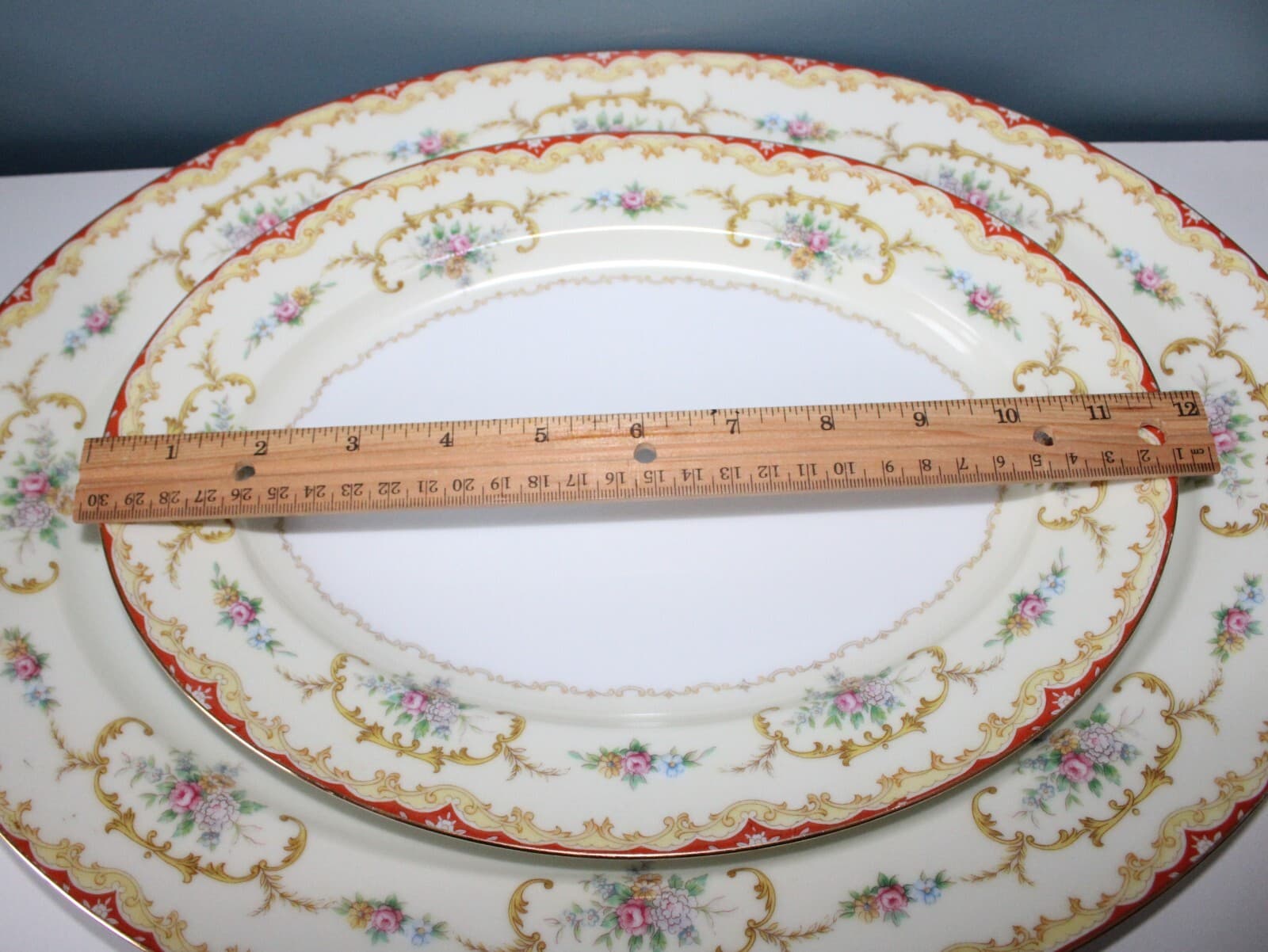 Vintage Noritake Fine China Oradell 588 Serving Bowl & 2 Serving Platters - Thumbnail 3