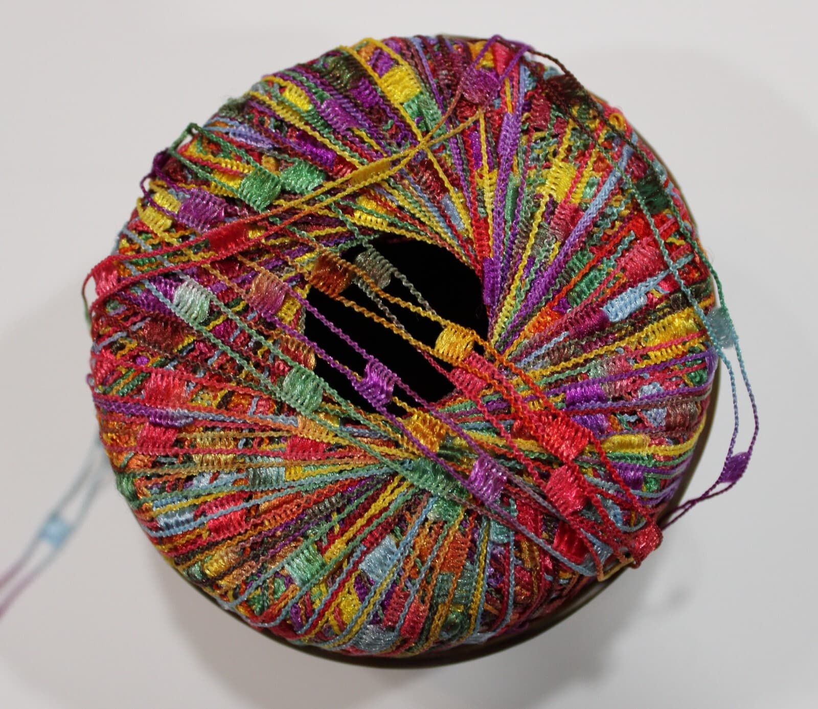 Yarn KFI Dazzle 100% Nylon 25gr, 82yd, Multi Color - Thumbnail 2