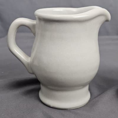 Vintage Pfaltzgraf Yorktowne Stoneware Cream and Sugar Set With Lid Blue Floral - Thumbnail 6