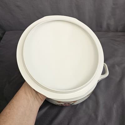 EPIAG Czechoslovakia Bridal Rose (White) 1930s Covered Serving Bowl Veg. Soup - Thumbnail 6