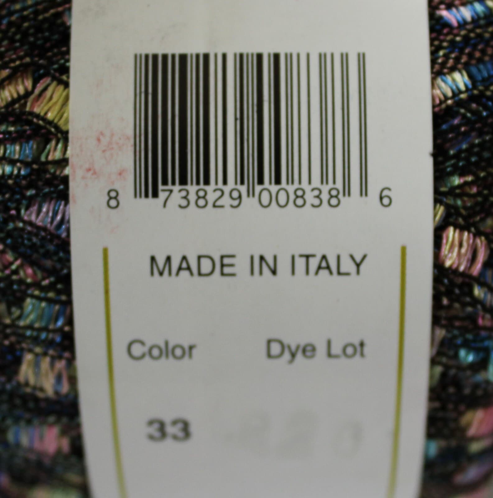Yarn Athena Euro Yarns, 80% Polyester 20% 25gr. 82yd Color 332 Multi-Color - Thumbnail 4