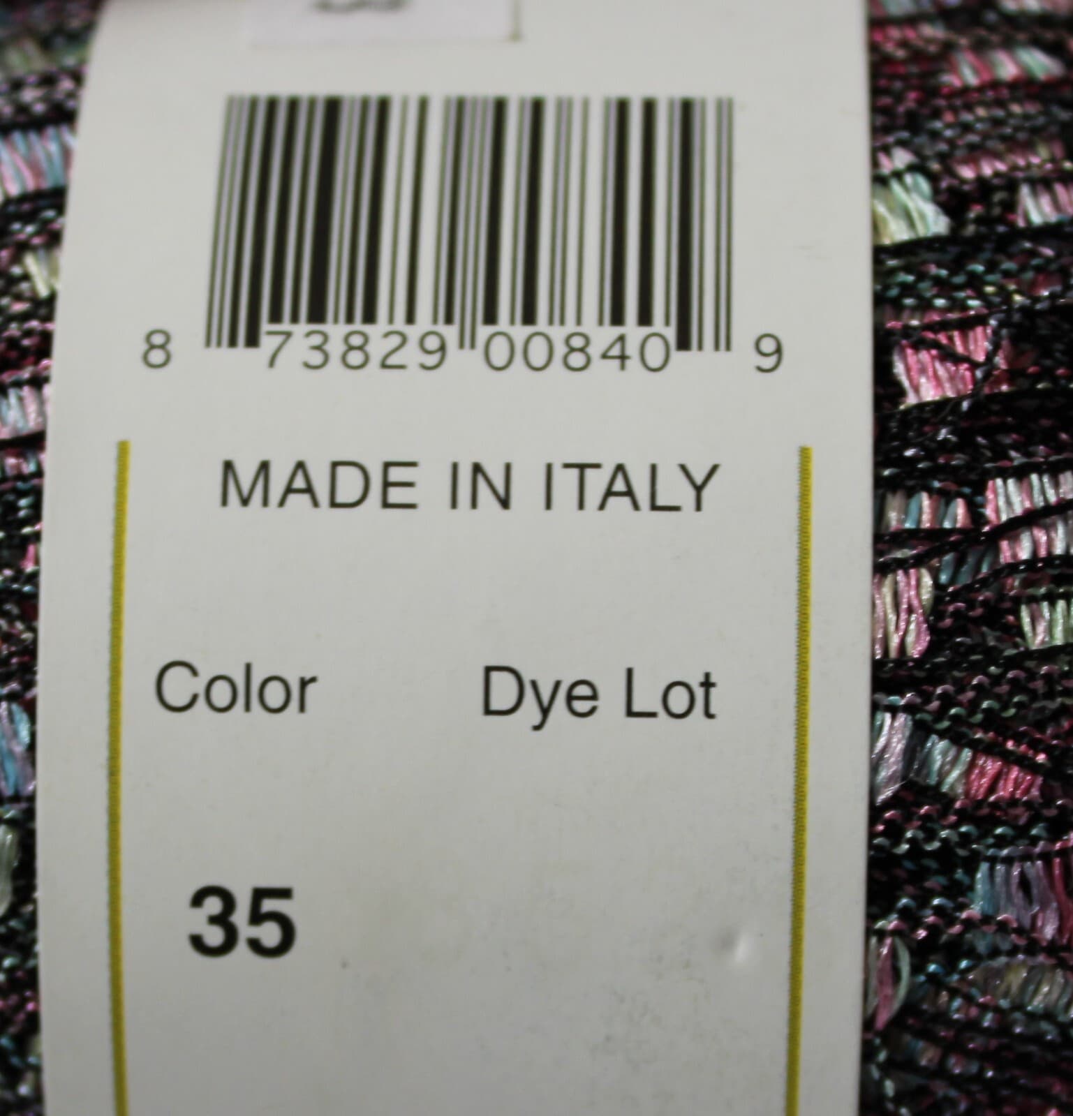 Yarn Athena Euro Yarns, 80% Polyester 20% 25gr. 82yd Color 35 Multi-Color - Thumbnail 3