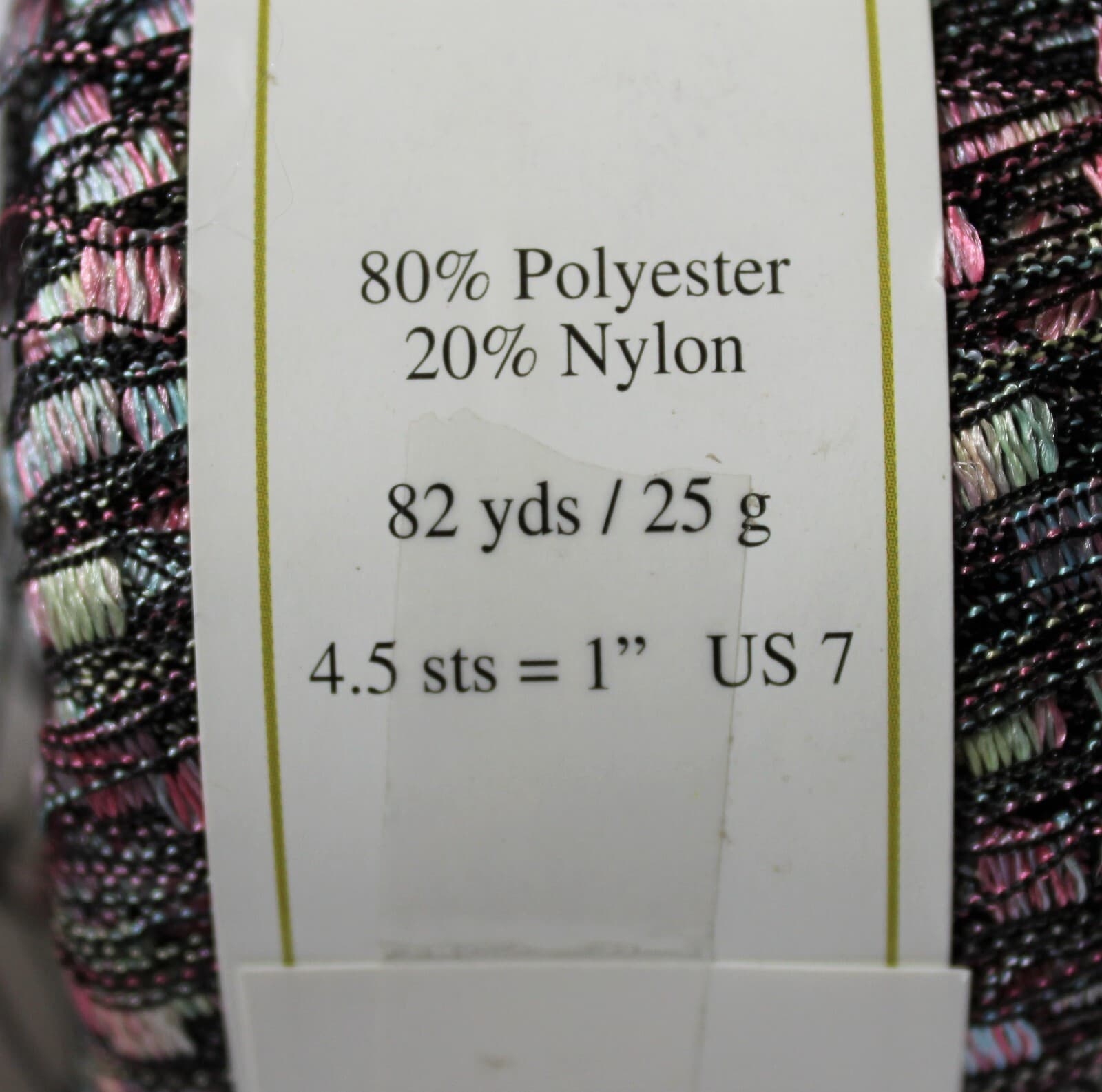 Yarn Athena Euro Yarns, 80% Polyester 20% 25gr. 82yd Color 35 Multi-Color - Thumbnail 2