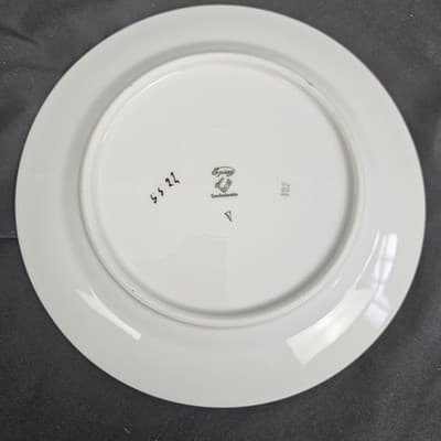 EPIAG Czechoslovakia Bridal Rose (White) 1930s Salad Plates 7.75" Set of 2 - Thumbnail 3