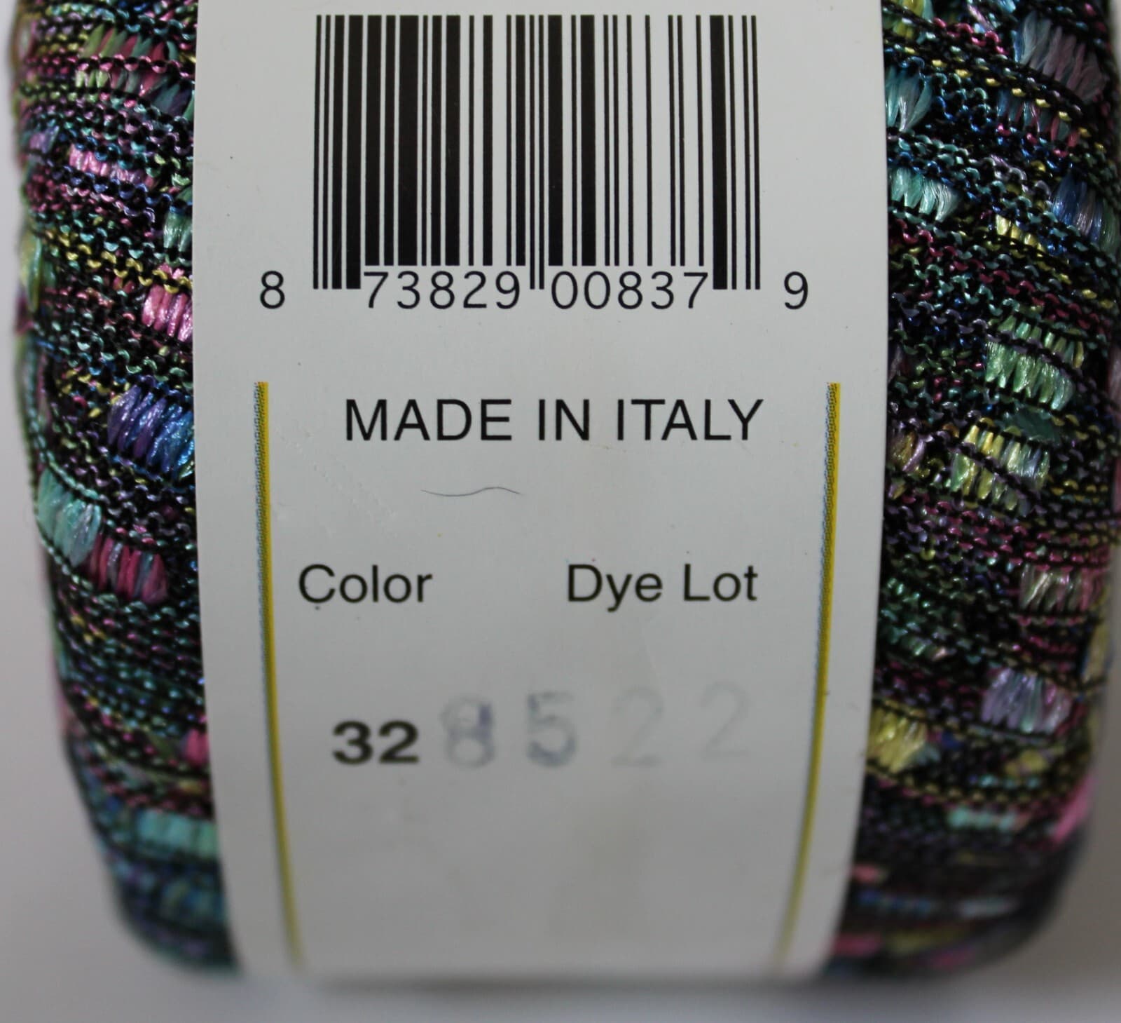 Yarn Athena Euro Yarns, 80% Polyester 20% 25gr. 82yd Color 32 Multi-Color - Thumbnail 4
