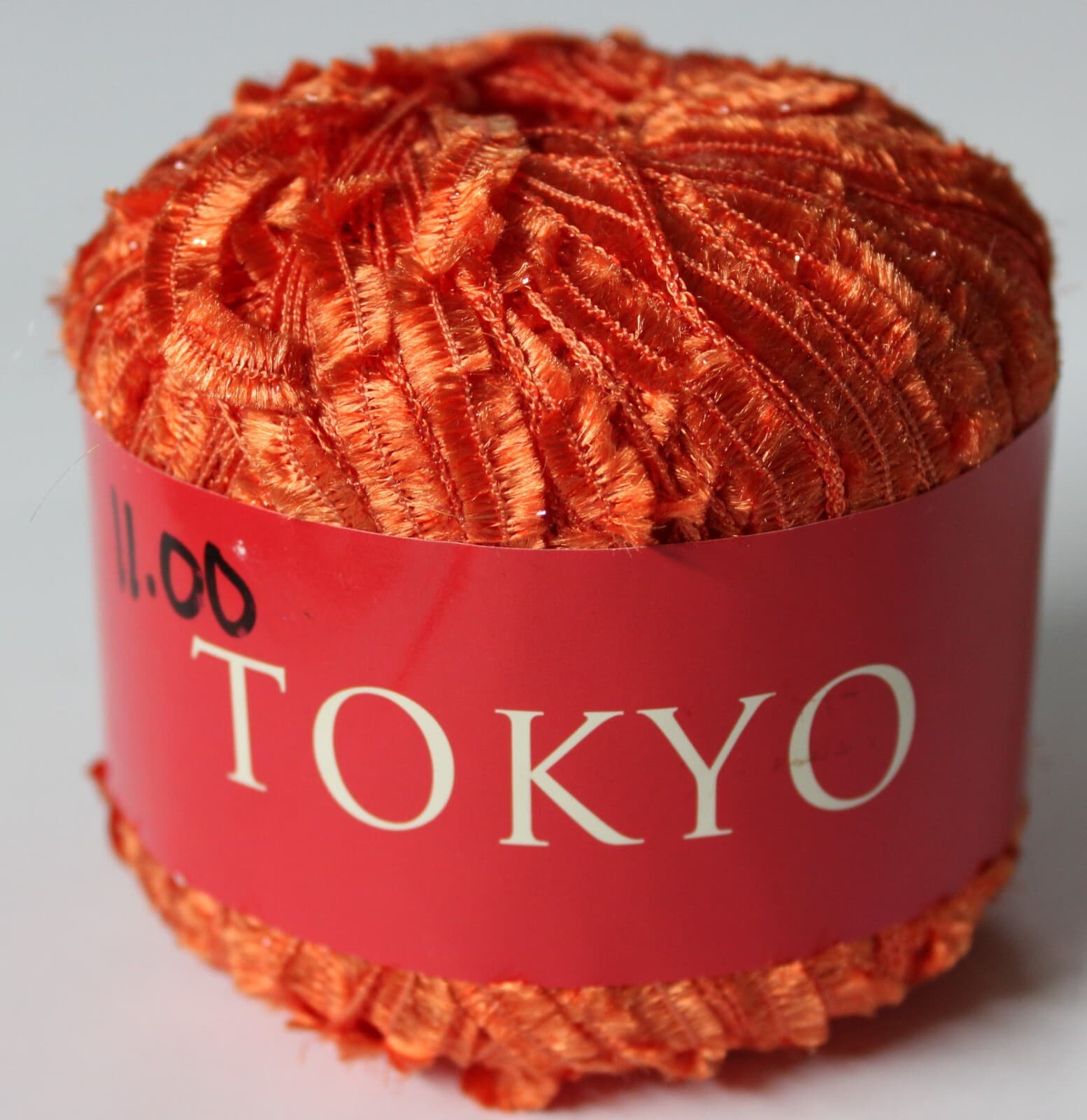 Yarn Tokyo Feza Metalic, 80% Polyester 20% Meta 50gr. 127 Orange - Thumbnail 2