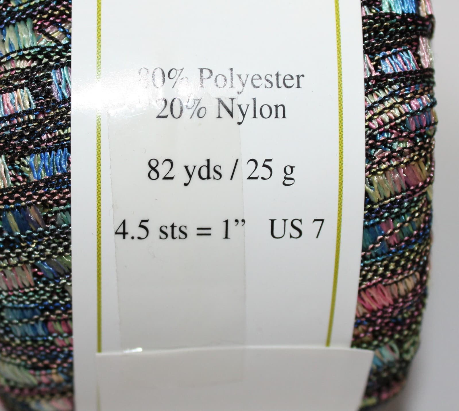 Yarn Athena Euro Yarns, 80% Polyester 20% 25gr. 82yd Color 332 Multi-Color - Thumbnail 3