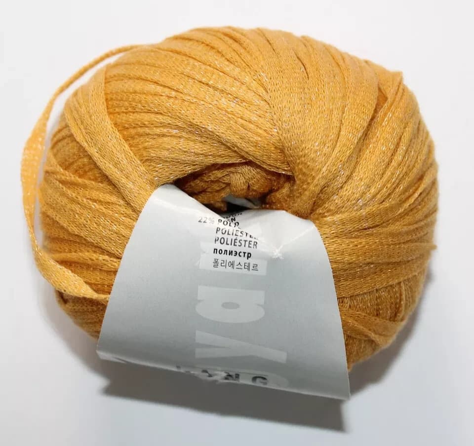 3 Pc Lang Yarns Sol LUXE 78% Cotton 22% Poly Beige, Yellow Gold, Mauve 50g, 100m - Thumbnail 5