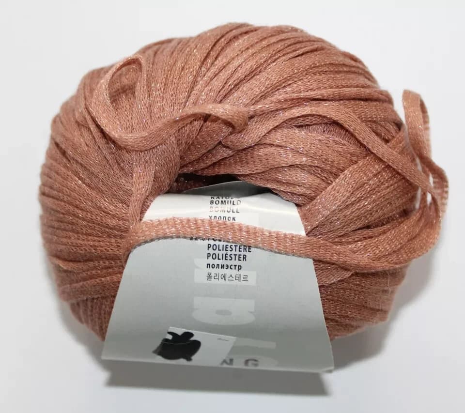 3 Pc Lang Yarns Sol LUXE 78% Cotton 22% Poly Beige, Yellow Gold, Mauve 50g, 100m - Thumbnail 7