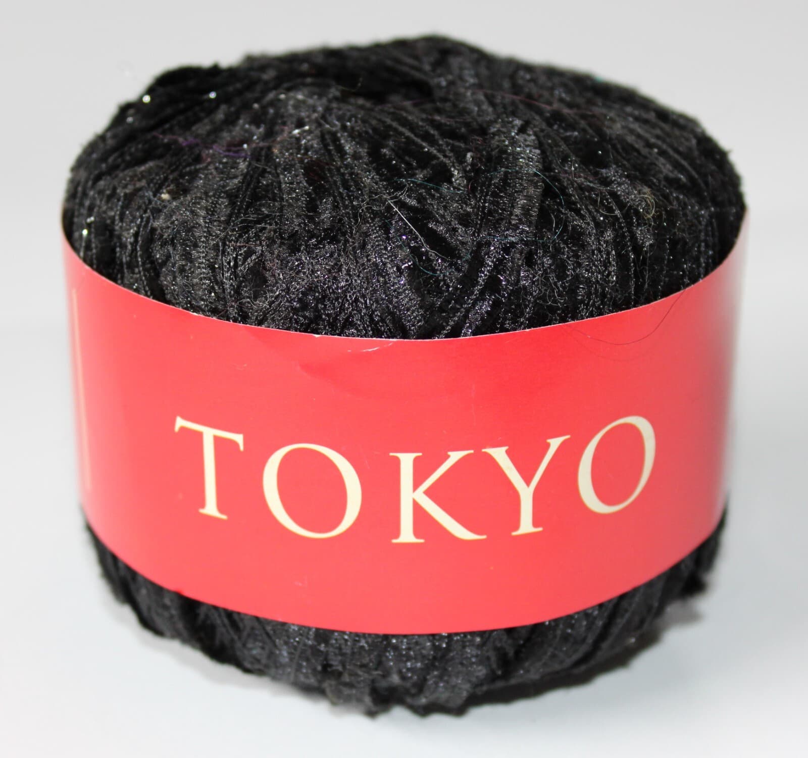 Yarn Tokyo Feza Metalic, 80% Polyester 20% Meta 50gr. Color 109 Black - Thumbnail 3