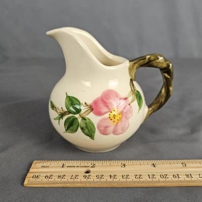 Franciscan Desert Rose Creamer Earthenware 32-67 Vintage 4" Tall - Thumbnail 6