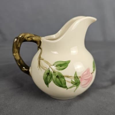 Franciscan Desert Rose Creamer Earthenware 32-67 Vintage 4" Tall - Thumbnail 2