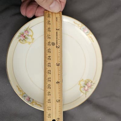 Noritake The Vitry Cup & Saucer Nippon Hand Painted Floral Gold Trim Coffee Tea - Thumbnail 8