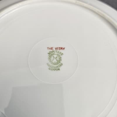 Noritake The Vitry Salad Plate 8.5" Nippon Hand Painted Floral Gold Trim Set /7 - Thumbnail 4