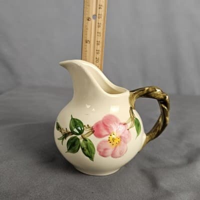 Franciscan Desert Rose Creamer Earthenware 32-67 Vintage 4" Tall - Thumbnail 5