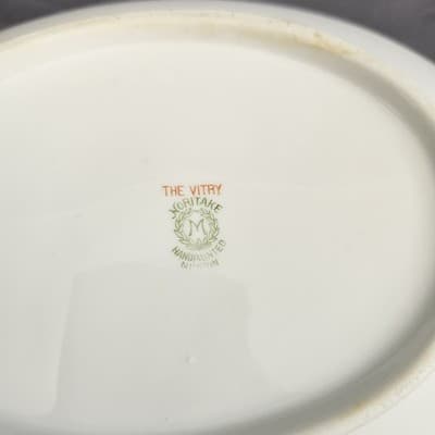 Noritake The Vitry Covered Vegetable Bowl & Lid Hand Painted Floral Gold Trim - Thumbnail 8