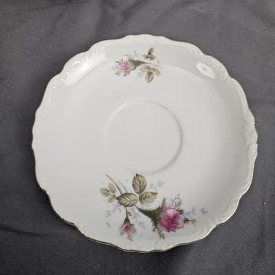 Royal Rose Fine China Luncheon Cup & Saucer Japan Roses Coffee Tea - Thumbnail 3