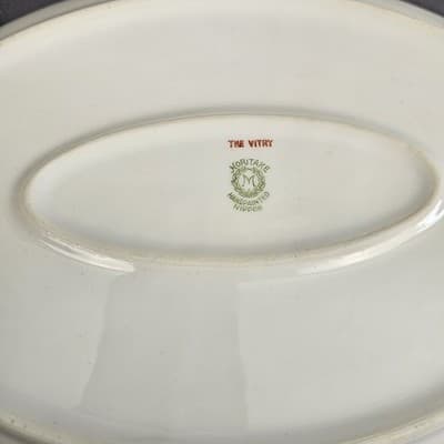 Noritake The Vitry Platter Nippon Hand Painted Floral Gold Trim 8.75" x 11.75" - Thumbnail 4