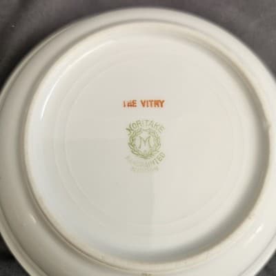 Noritake The Vitry Fruit Bowls 5.25" Nippon Hand Painted Floral Gold Trim Set/4 - Thumbnail 4