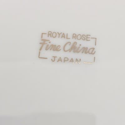 Royal Rose Fine China Luncheon Plate 6.25" Japan Roses Set of 3 Bread Dessert - Thumbnail 3