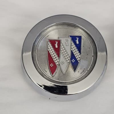 1970s 80s Buick Regal Skylark GS Apollo Mag Center Caps Hubcap Rim Wheel Set/2 - Thumbnail 2