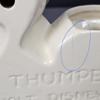1950s Thumper Rabbit Planter Wall Hanger Walt Disney - Thumbnail 9