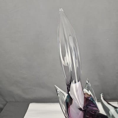 VTG Murano Glass GIROLAMO LUXARDO Cherry Wine Pheasant Topped Decanter, Italy - Thumbnail 18