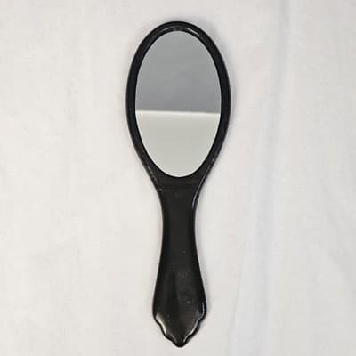 Parrot Bird Mirror Handheld 3D Carved Detail Vintage 9" Long - Thumbnail 4