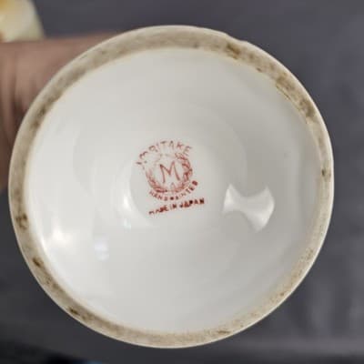 Noritake Muffineer Set - Syrup Pitcher & Powdered Sugar Shaker Cottage Landscape - Thumbnail 6