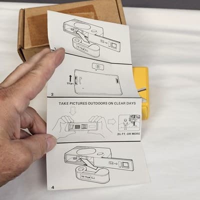 Velveeta Shells & Cheese 110 Film Camera Advertisement Instructions Box - Thumbnail 6