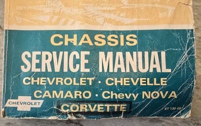 1969 Chevrolet Chassis Shop Service Manual Camaro Corvette Chevelle Nova - Thumbnail 9