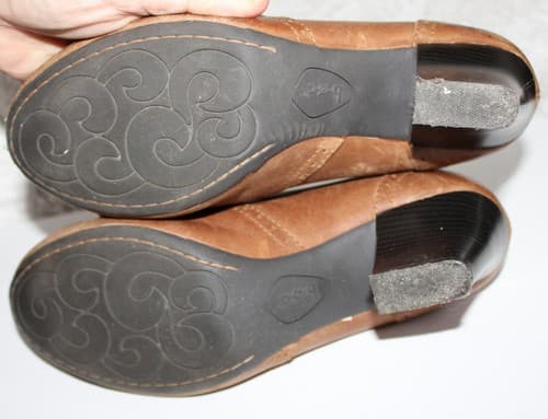 Brown Pebble Leather Boots Shoes Size 8.5M/W BOC Born Concept BC2751 Women's - Thumbnail 6