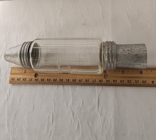 Vintage Atomizer Vacuum Attachment for Mothballs Hoosier Glass 1940s - Thumbnail 3