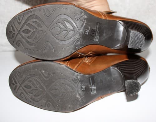 Women's White Mountain Heels Boots Shoes Size 9M Brown Broadway inside Zipper - Thumbnail 4