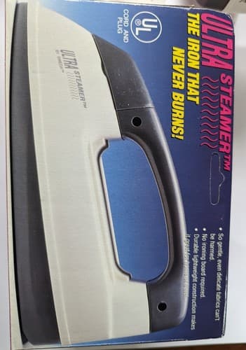 Ultra Steamer As Seen On TV The Iron That Never Burns In Original Box - Thumbnail 2